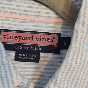 Vineyard Vines Blue Stripe Women’s Button Down